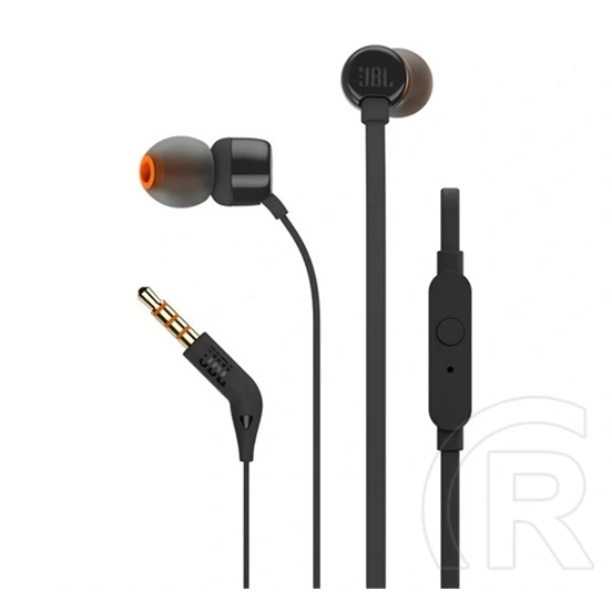 JBL tune 210 fülhallgató sztereo (3.5mm jack, felvevő gomb, lapos kábel) fekete