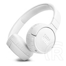 JBL tune 670nc bluetooth fejhallgató sztereo (v5.3, mikrofon, aktív zajszűrő, multipoint, összehajtható + kábel) fehér