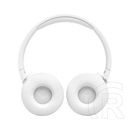 JBL tune 670nc bluetooth fejhallgató sztereo (v5.3, mikrofon, aktív zajszűrő, multipoint, összehajtható + kábel) fehér