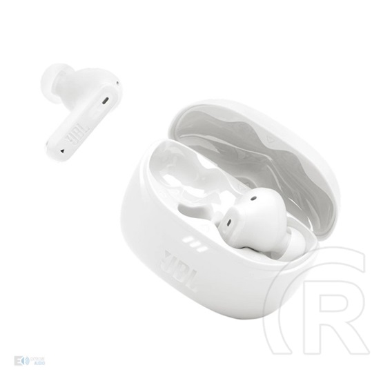 JBL tune beam2 bluetooth fülhallgató sztereo (v5.3, tws, mikrofon, aktív zajszűrő, mélyhang kiemelés + töltőtok) fehér