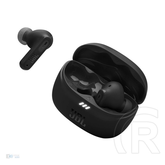 JBL tune beam2 bluetooth fülhallgató sztereo (v5.3, tws, mikrofon, aktív zajszűrő, mélyhang kiemelés + töltőtok) fekete