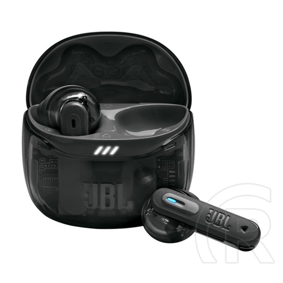 JBL tune flex2 ghost edition bluetooth fülhallgató sztereo (v5.3, tws, mikrofon, aktív zajszűrő, ip54 + töltőtok) fekete