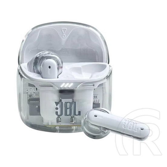 JBL tune flex ghost edition bluetooth fülhallgató sztereo (v5.2, tws, mikrofon, aktív zajszűrő, ipx4 + töltőtok) fehér