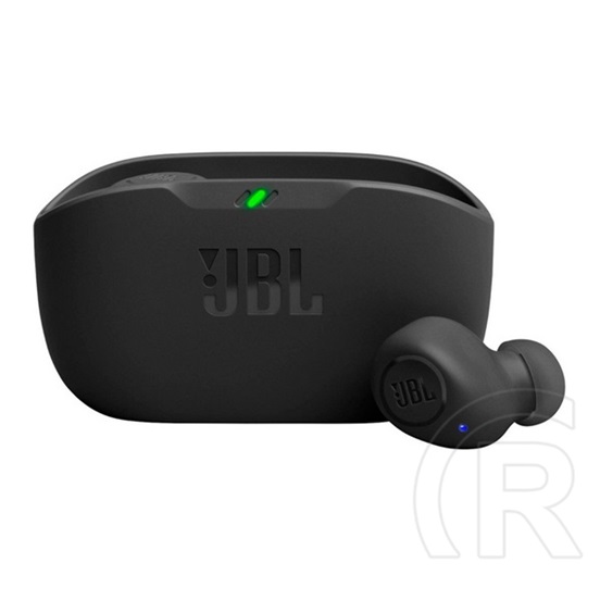 JBL vibe buds bluetooth fülhallgató sztereo (v5.2, tws, mikrofon, mélyhang kiemelés, ip54 + töltőtok) fekete