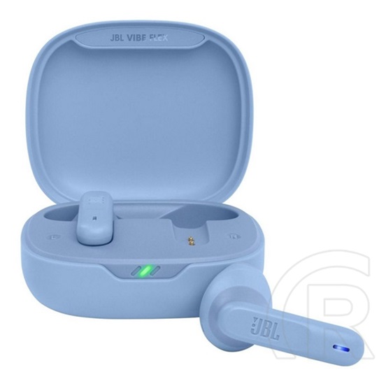 JBL vibe flex bluetooth fülhallgató sztereo (v5.2, tws, mikrofon, mélyhang kiemelés, ip54 + töltőtok) világoskék