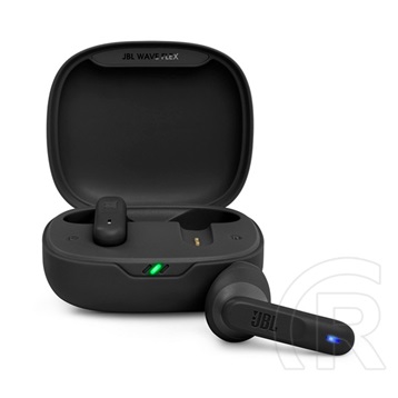 JBL wave flex 2 bluetooth fülhallgató sztereo (v5.3, tws, mikrofon, zajszűrő, ip54 + töltőtok) fekete