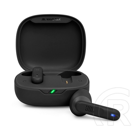 JBL wave flex 2 bluetooth fülhallgató sztereo (v5.3, tws, mikrofon, zajszűrő, ip54 + töltőtok) fekete