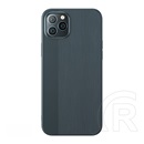 JOYROOM Apple iPhone 12 mini szilikon telefonvédő (ultravékony, szálcsiszolt) sötétzöld