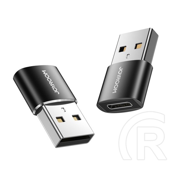JOYROOM adapter Type-C (F) - USB-A (M), fekete