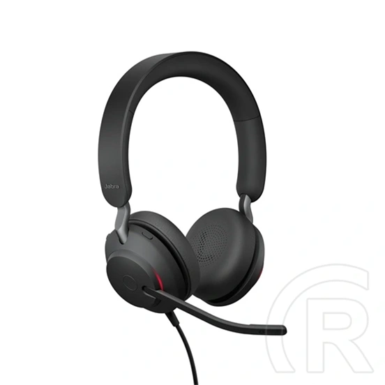 Jabra Evolve2 40 SE UC vezetékes fejhallgató sztereo (USB-C, mikrofon, fekete)