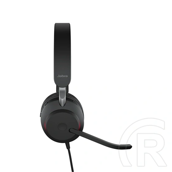 Jabra Evolve2 40 SE UC vezetékes fejhallgató sztereo (USB-C, mikrofon, fekete)