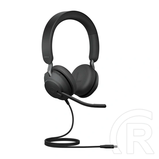 Jabra Evolve2 40 SE UC vezetékes fejhallgató sztereo (USB-C, mikrofon, fekete)