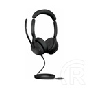 Jabra Evolve2 50 vezetékes mono fejhallgató USB-A (mikrofon, MS Teams, fekete)