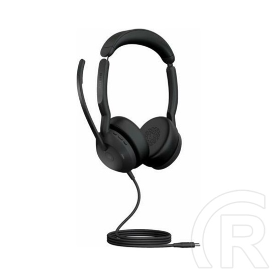 Jabra Evolve2 50 vezetékes mono fejhallgató USB-A (mikrofon, MS Teams, fekete)