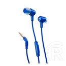 Jbl e15 fülhallgató sztereo (3.5mm jack, mikrofon, felvevő gomb) sötétkék