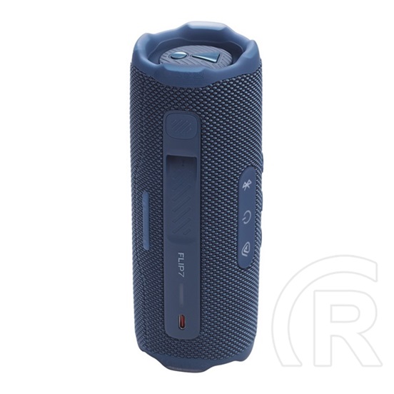Jbl flip7 bluetooth hordozható hangszóró (v5.4, 4800mah belső akku, 25w, ip68 vízálló) kék