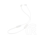 Jbl t135bt bluetooth fülhallgató sztereo (v5.4, nyakba akasztható, mikrofon, sport) fehér