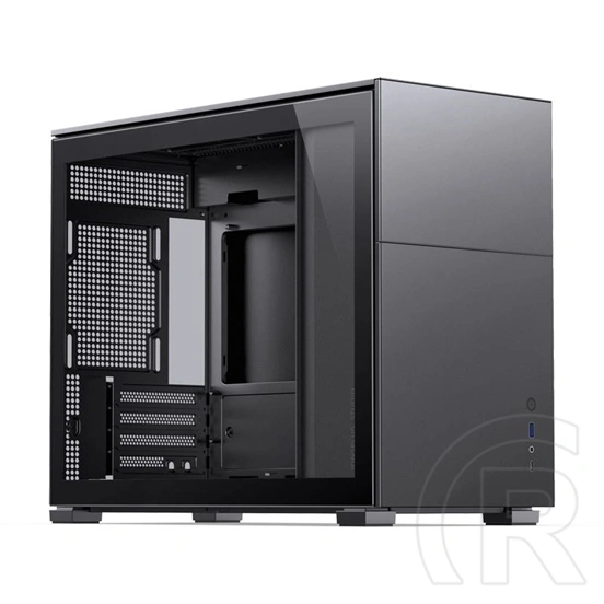 Jonsbo D31 (midi torony, edzett üveg, mATX, fekete)