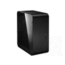 Jonsbo UMX1 Plus (mini-ITX, akril oldal, fekete)