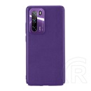 Joyroom Star Lord Huawei P40 műanyag telefonvédő (ultravékony, fém kameravédő keret bevonat) lila