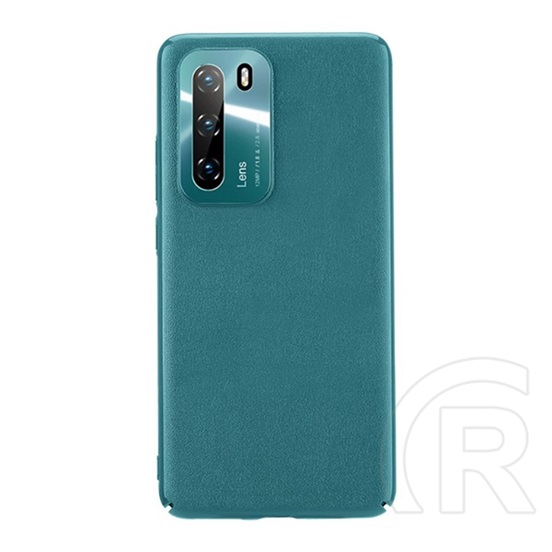 Joyroom Star Lord Huawei P40 műanyag telefonvédő (ultravékony, fém kameravédő keret bevonat) zöld