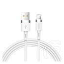 Joyroom adat- és töltőkábel (USB-A dugó / Lightning 8 pin dugó, 2.4A, 1,2 m, fehér)