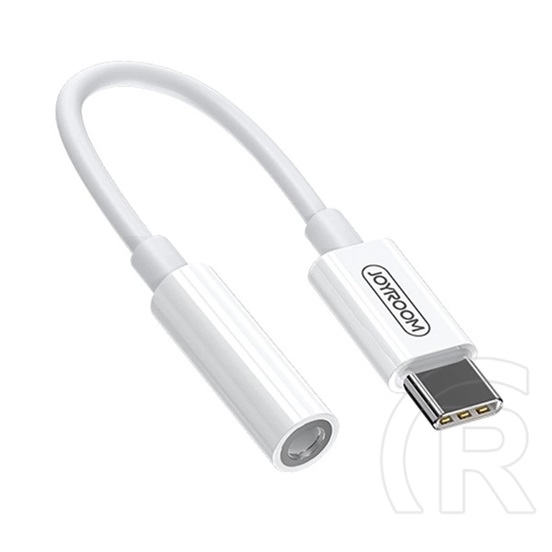 Joyroom audió adapter kábel (3.5mm jack aljzat - type-c) fehér