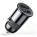 Joyroom autós töltő 2 usb aljzat (5v / 3100ma, pd gyorstöltés támogatás, túlmelegedés védelem) fekete