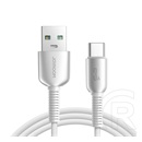 Joyroom cutting-edge adatkábel (usb - type-c, 3a, gyorstöltő, 120cm) szürke