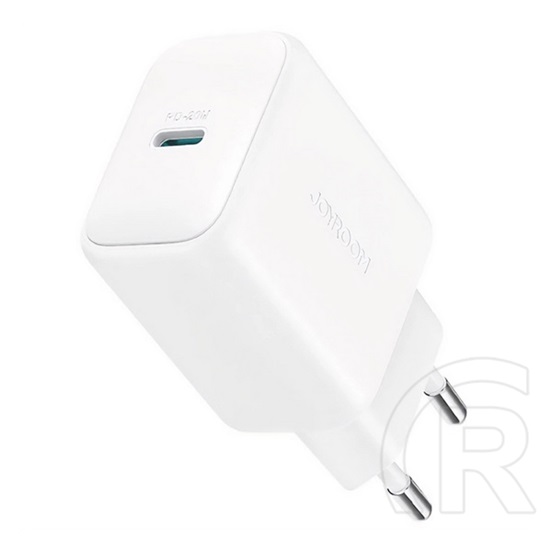 Joyroom hálózati töltő type-c aljzat (20w, pd gyorstöltő 3.0 + lightning kábel) fehér