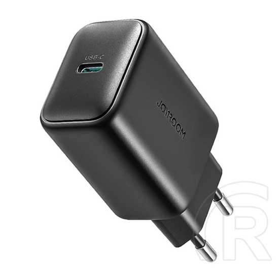 Joyroom hálózati töltő type-c aljzat (25w, pd gyorstöltő 3.0) fekete