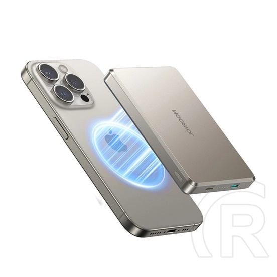 Joyroom jr-pbm08 pro vésztöltő type-c aljzat (10000mah, 25w, pd gyorstöltő, led jelzés) titánszürke