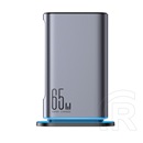 Joyroom jr-tcm02 hálózati töltő 2 usb+4 type-c aljzat (65w, gan, pd gyorstöltő) sötétszürke