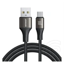 Joyroom light-speed adatkábel (usb - type-c, 100w, gyorstöltő, 120cm, törésgátló) fekete