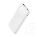 Joyroom vésztöltő 2 usb+type-c aljzat (10000mah, 12w, pd gyorstöltő, led jelzés) fehér