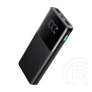 Joyroom vésztöltő 2 usb+type-c aljzat (10000mah, 25w, pd gyorstöltő, led kijelző) fekete