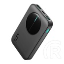 Joyroom vésztöltő 2 usb+type-c aljzat (5000mah, 12w, pd gyorstöltő, wireless, magsafe, led jelzés) fekete