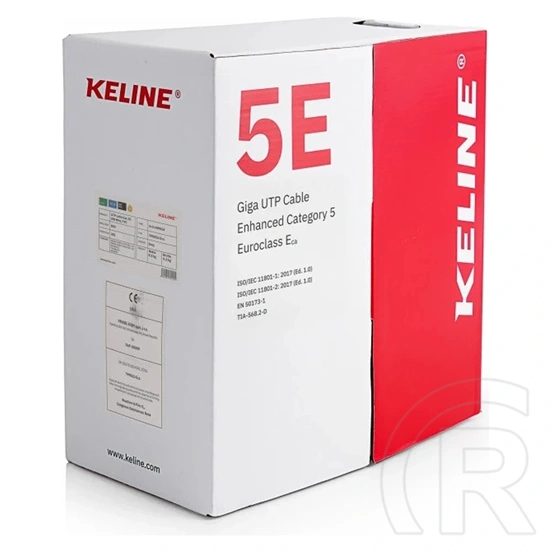 KELINE 799053-ECA-RLX Cat.5e U/UTP PVC fali kábel (305 m)