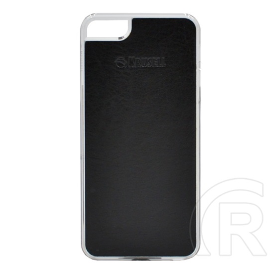 KRUSELL DONSÖ Apple iPhone SE (2016) műanyag telefonvédő (bőr hatású hátlap) fekete