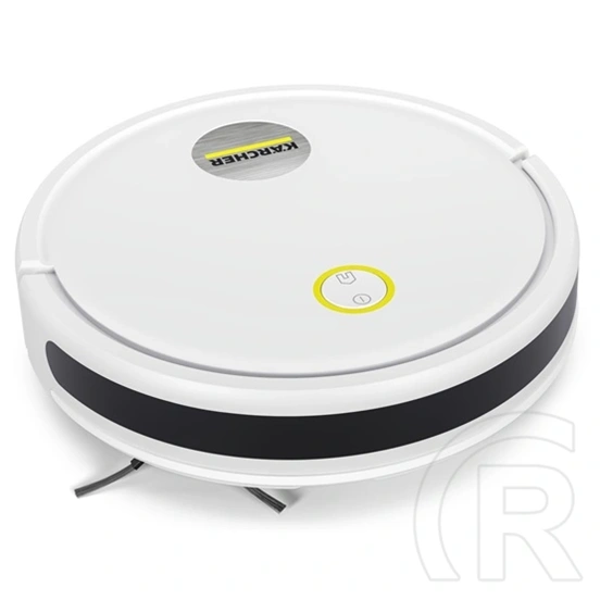 Karcher RCV 2 robotporszívó (fehér, 2600 mAh, 4000 Pa, 420 ml portartály, 250 ml víztartály, felmosó funkció)