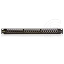 Keline 24port CAT5E árnyékolt patch panel RJ45/s