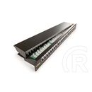 Keline 24port CAT5E árnyékolt patch panel RJ45/s