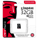 Kingston 32GB Industrial UHS-1 Class10 U3 V30 A1 vízálló microSDHC memóriakártya Single Pack