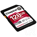 Kingston memóriakártya 128GB (SDXC, Canvas React Plus, Class 10, UHS-II, U3, V60)