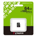 Kingston memóriakártya 64gb (microsdxc canvas select plus gen3 - class 10, uhs-1, u1, v10, a1) - adapter nélkül