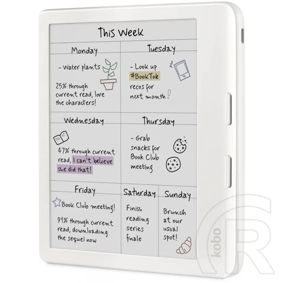 Kobo Libra Colour 7" E-book olvasó 32GB White