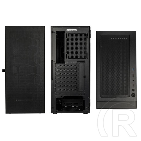 Kolink Observatory HF Mesh Core  (ATX, ablakos, fekete)