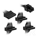 Kolink Regulator 3xSATA modular, 80cm, Fekete,