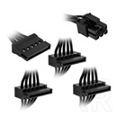 Kolink Regulator 3xSATA modular, 80cm, Fekete,