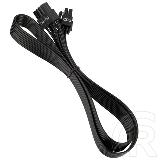 Kolink Regulator 4+4 pin 12V ATX / EPS / CPU modular tápkábel hosszabbító (65cm, Fekete)